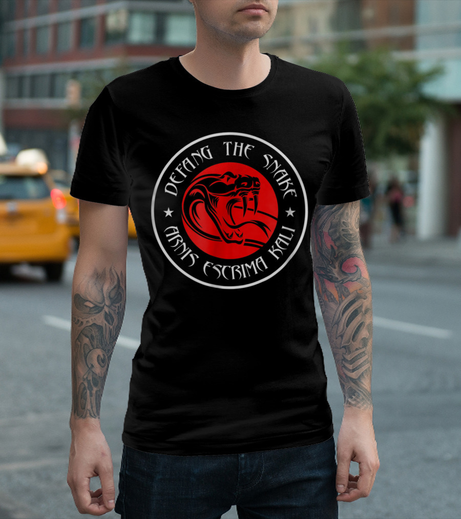 Defang The Snake Arnis Escrima Kali Filipino Martial Arts T-Shirt