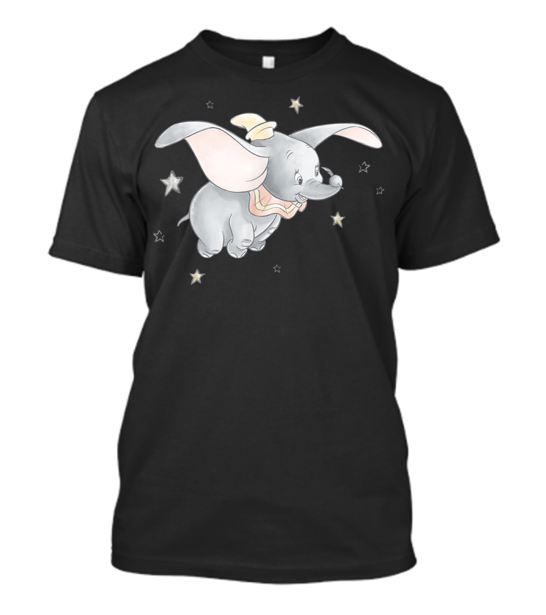 Disney Classic Dumbo And Magic Feather With Stars T-Shirt