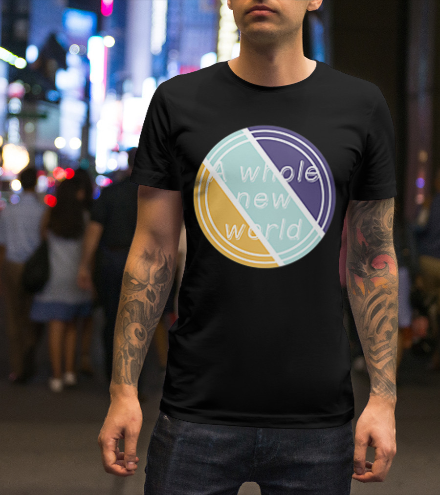 A Whole New World Circular Pastel T-Shirt