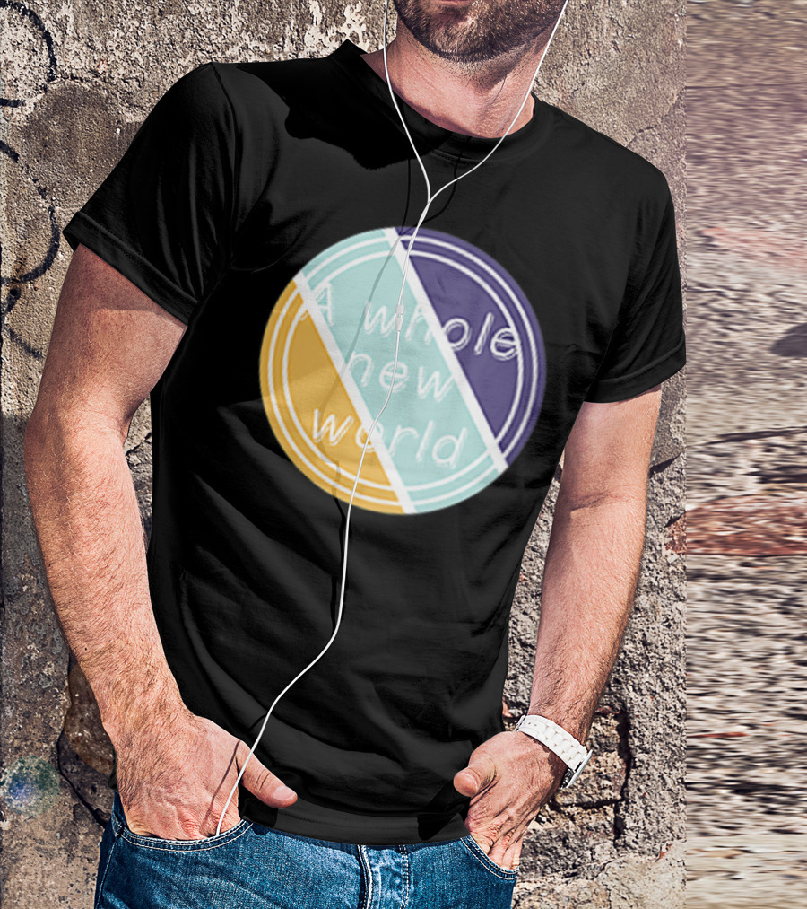 A Whole New World Circular Pastel T-Shirt