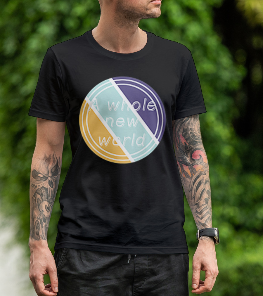 A Whole New World Circular Pastel T-Shirt