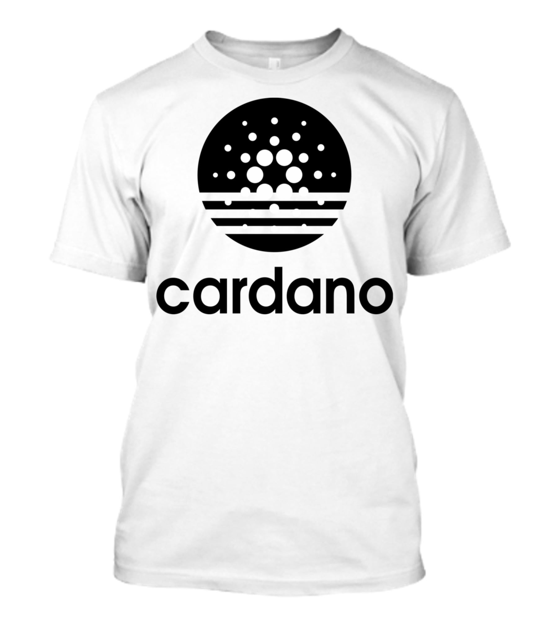 Cardano ADA Cryptocurrency Blockchain Symbol Black T-Shirt