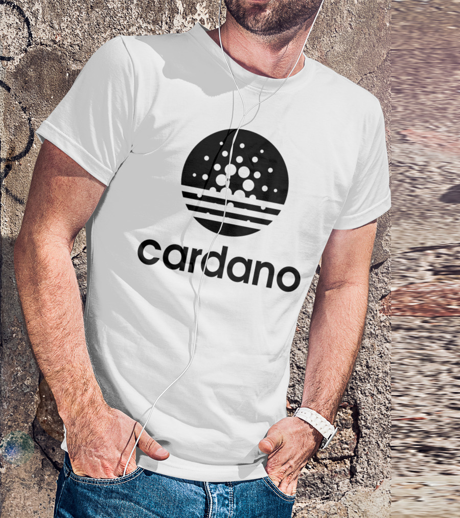 Cardano ADA Cryptocurrency Blockchain Symbol Black T-Shirt