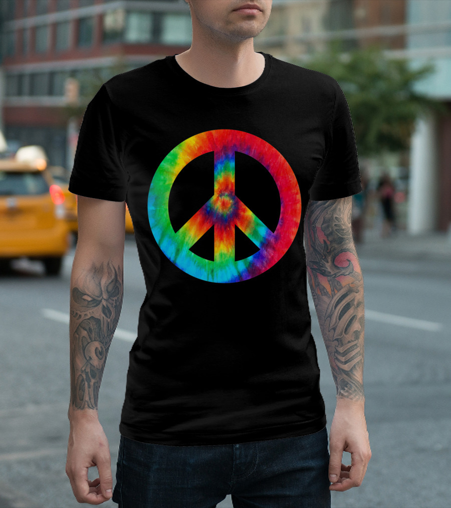 Cool Tie Dye Peace T-Shirt