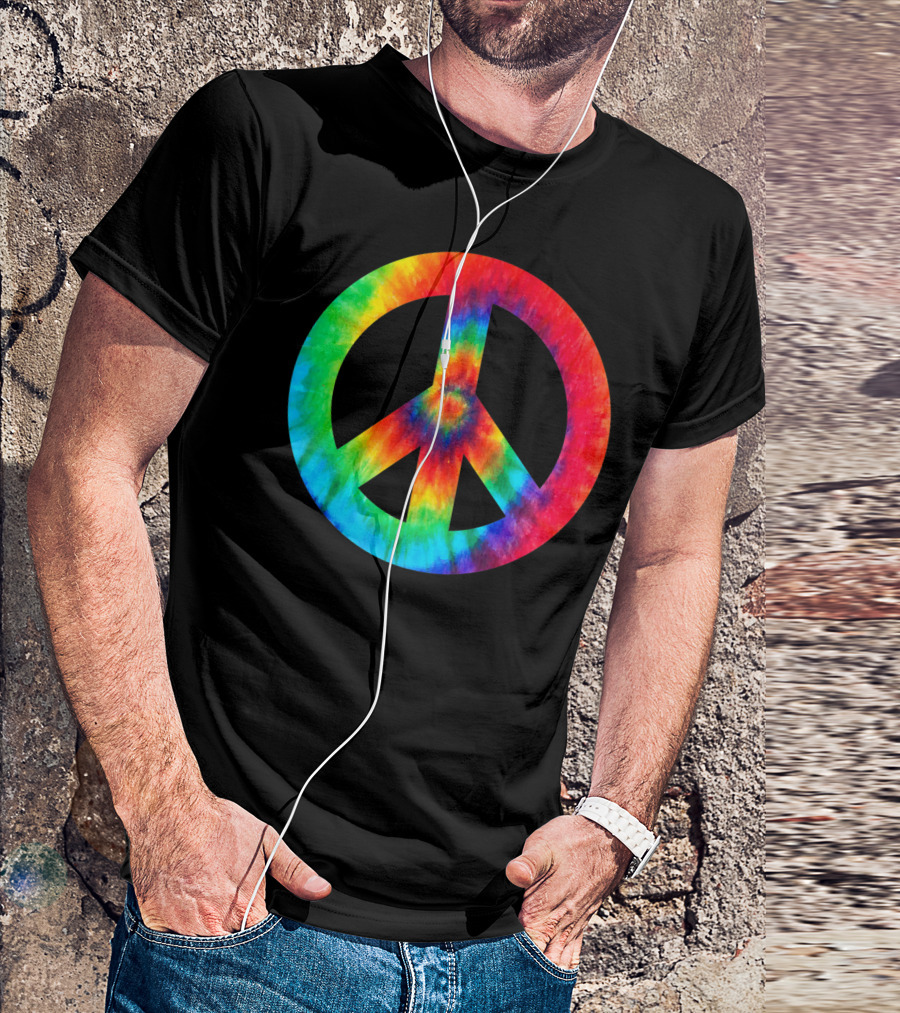 Cool Tie Dye Peace T-Shirt