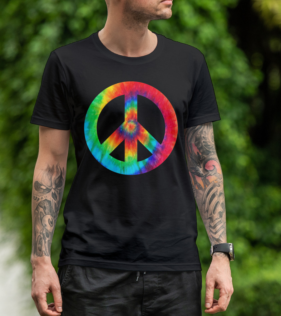 Cool Tie Dye Peace T-Shirt