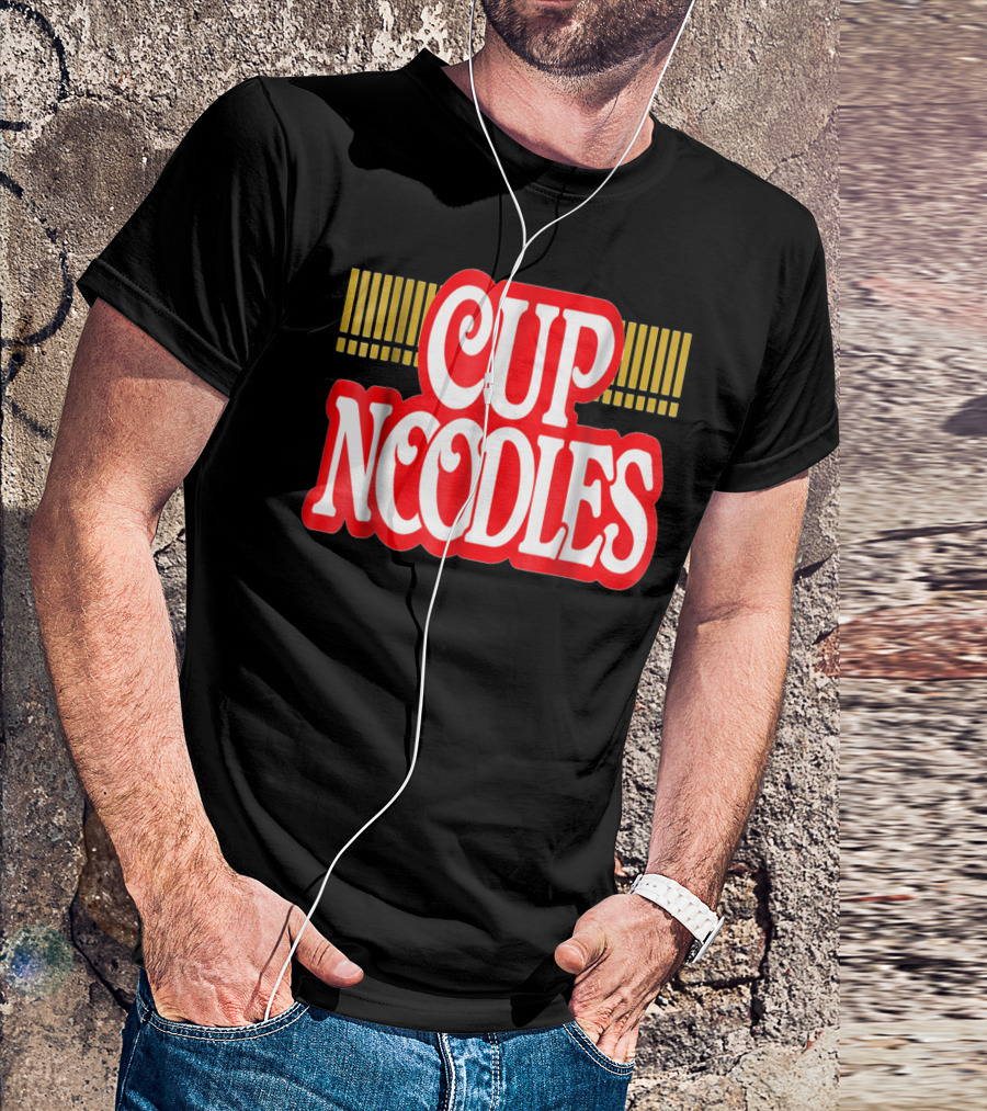Cup Noodles Instant Ramen Iconic Red White T-Shirt