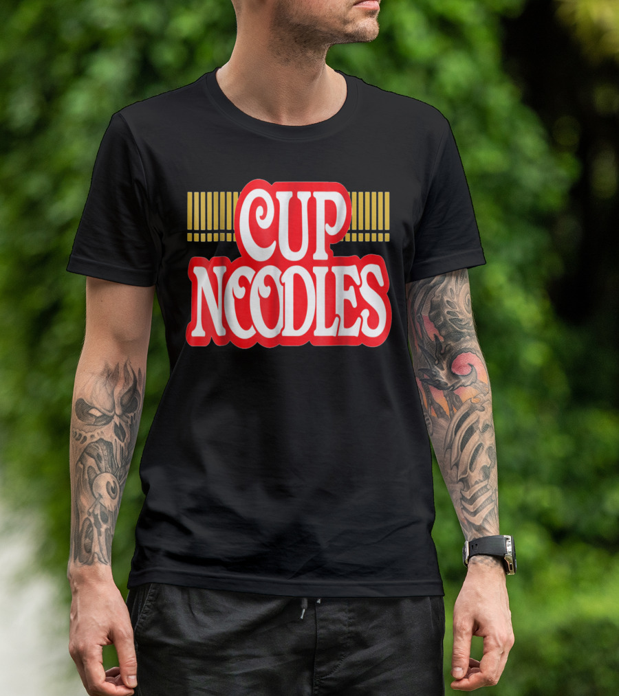 Cup Noodles Instant Ramen Iconic Red White T-Shirt