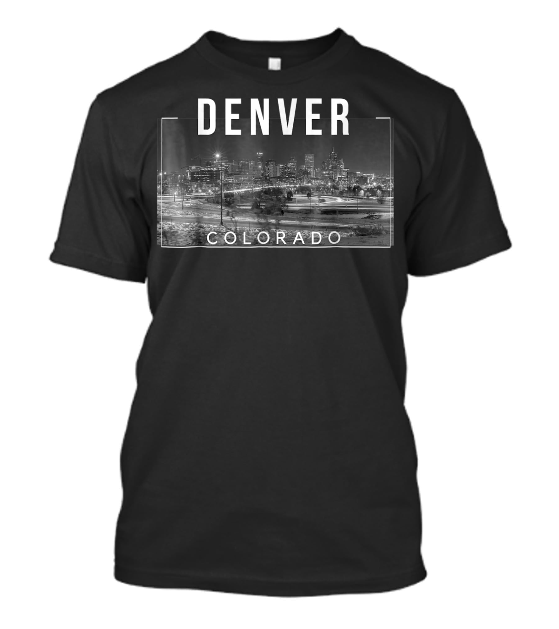 Denver Colorado Skyline Mile High Rocky Mountains T-Shirt