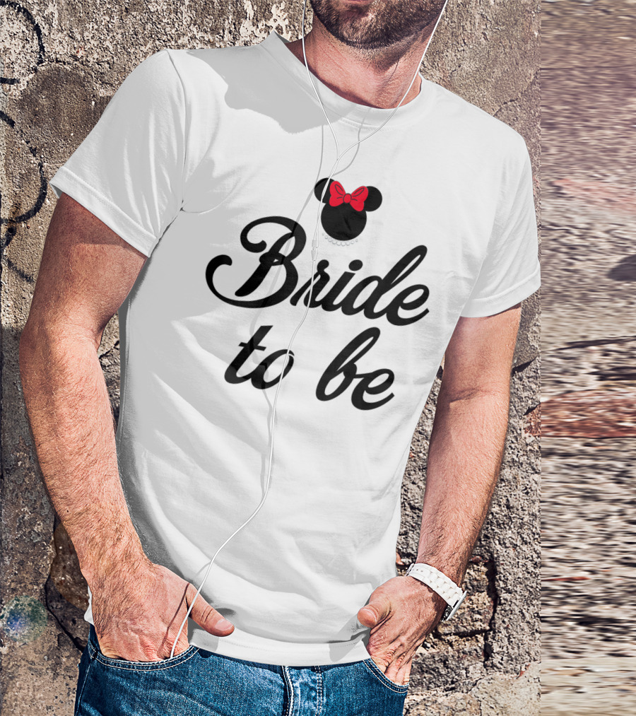 Disney Minnie Bride To Be Bridal T-Shirt