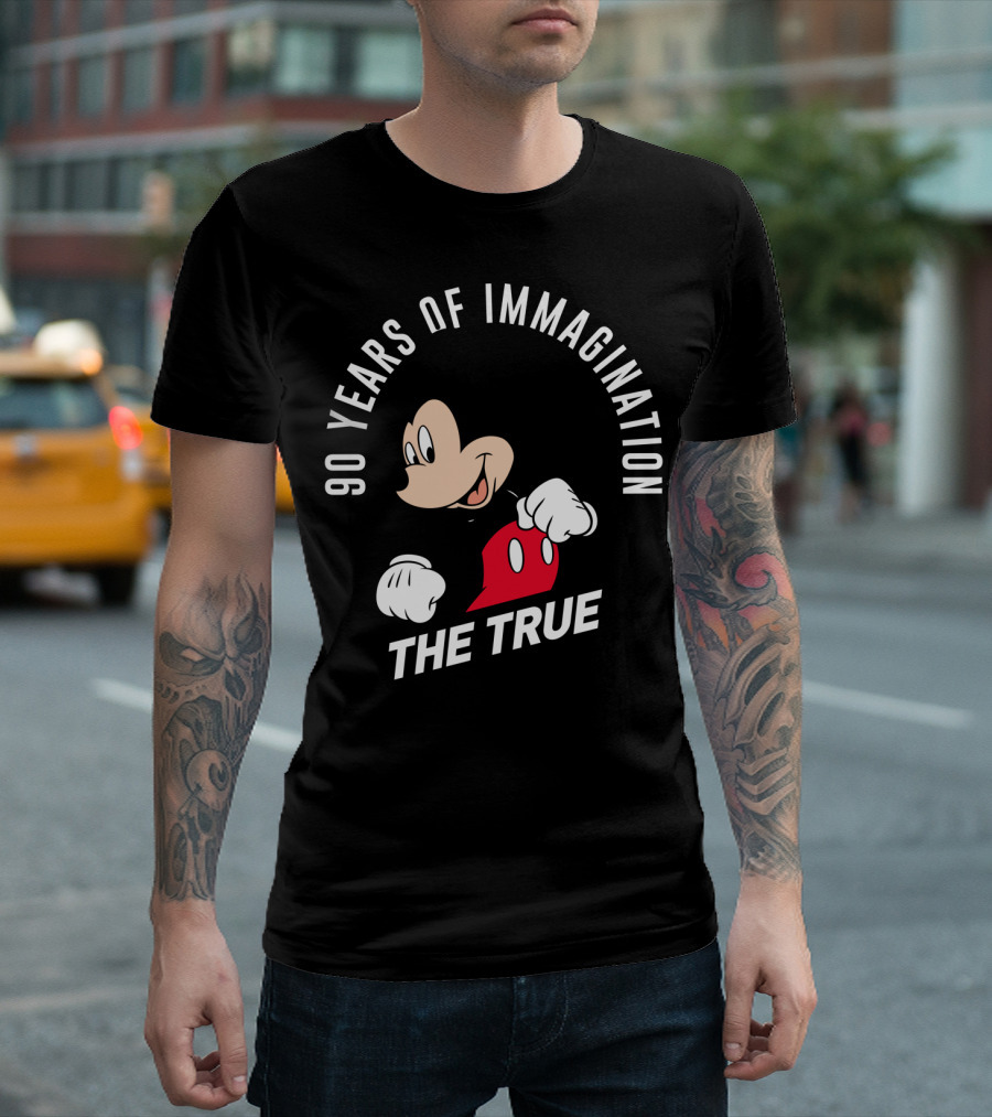 90 Years Of Imagination Mickey Mouse The True Original T-Shirt