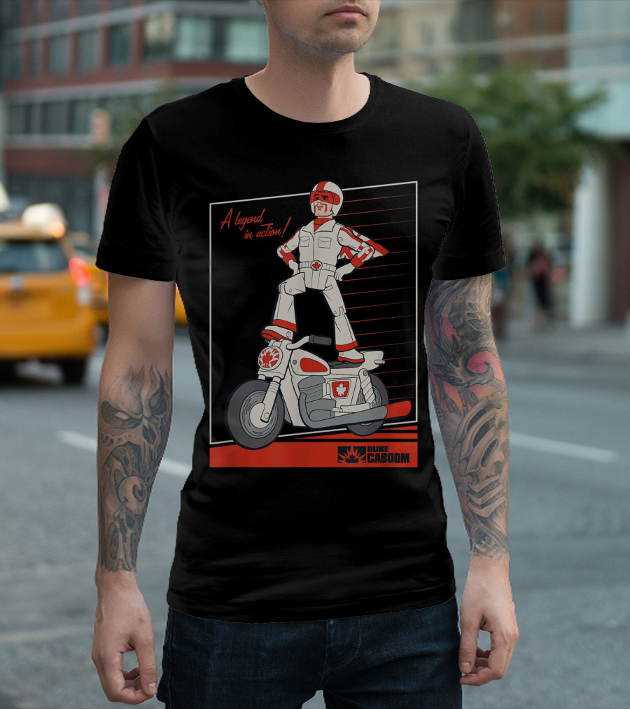 Disney Pixar Toy Story 4 Duke Caboom A Legend in Action T-Shirt