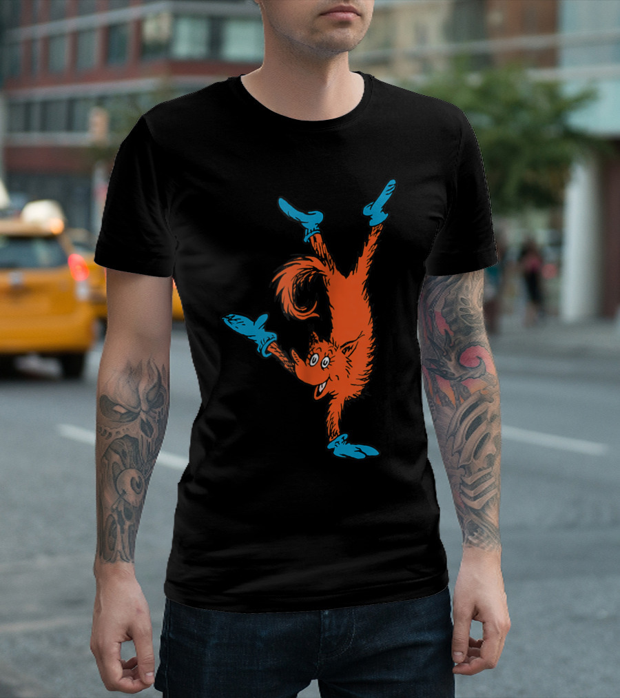 Dr Seuss Fox in Socks Performing Handstand T-Shirt