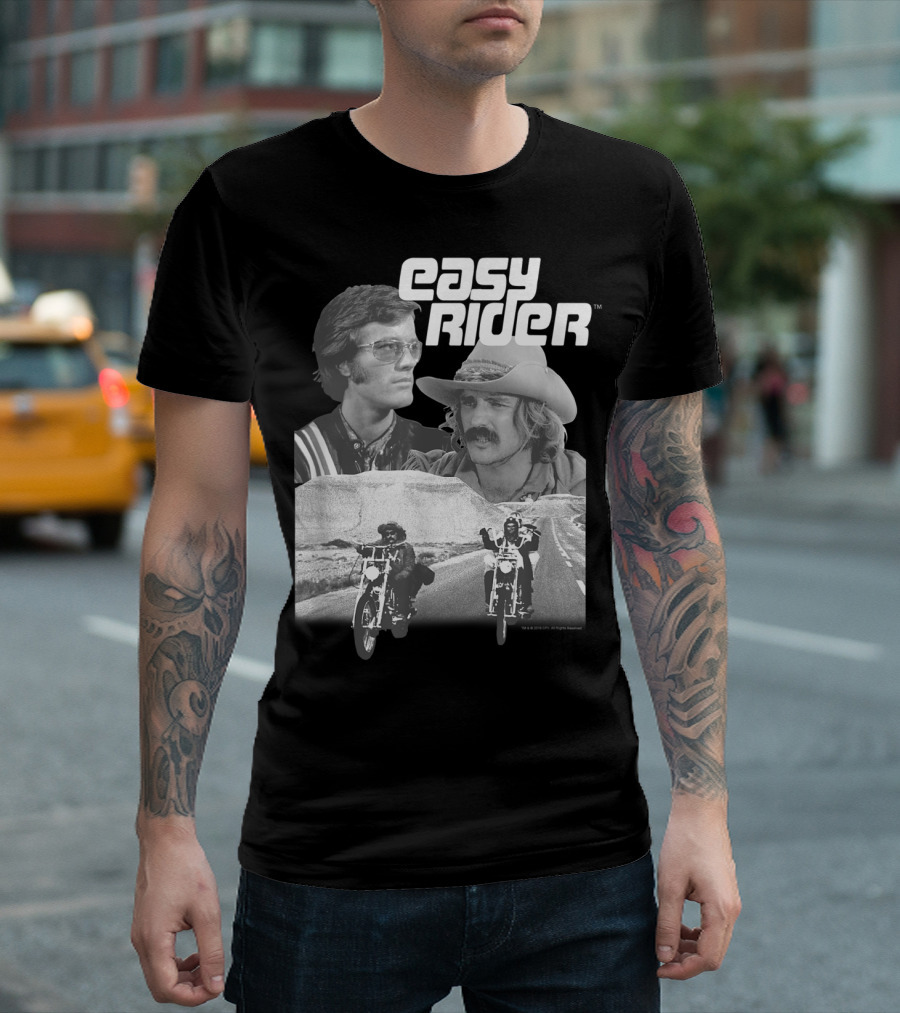 Easy Rider Fonda Hopper Motorcycles Road Adventure T-Shirt