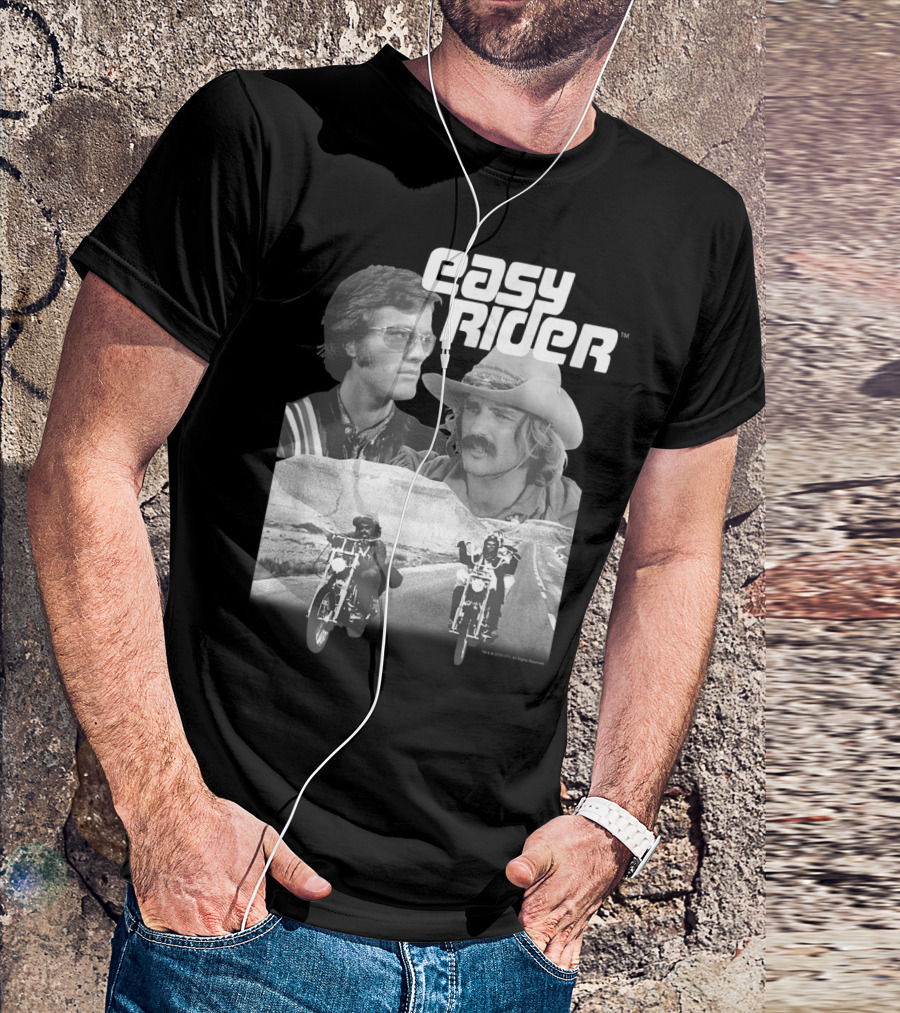 Easy Rider Fonda Hopper Motorcycles Road Adventure T-Shirt