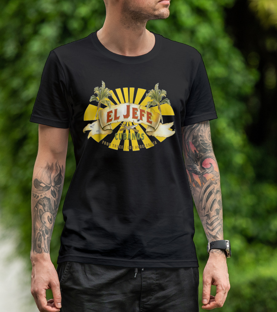 El Jefe Cubanos Food Truck Los Angeles CA T-Shirt