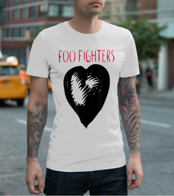 Foo Fighters One By One Black Heart T-Shirt