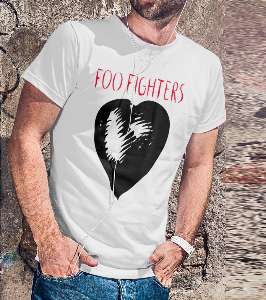 Foo Fighters One By One Black Heart T-Shirt