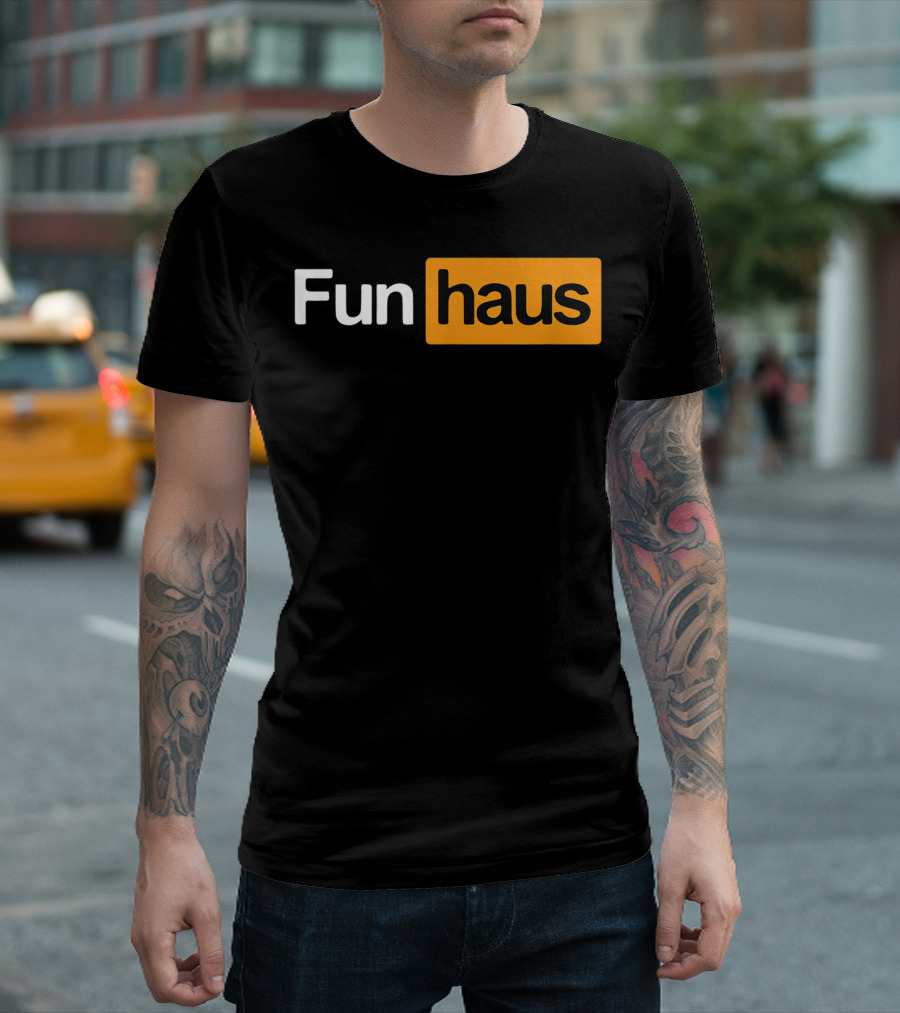 Funhaus Black and Orange T-Shirt