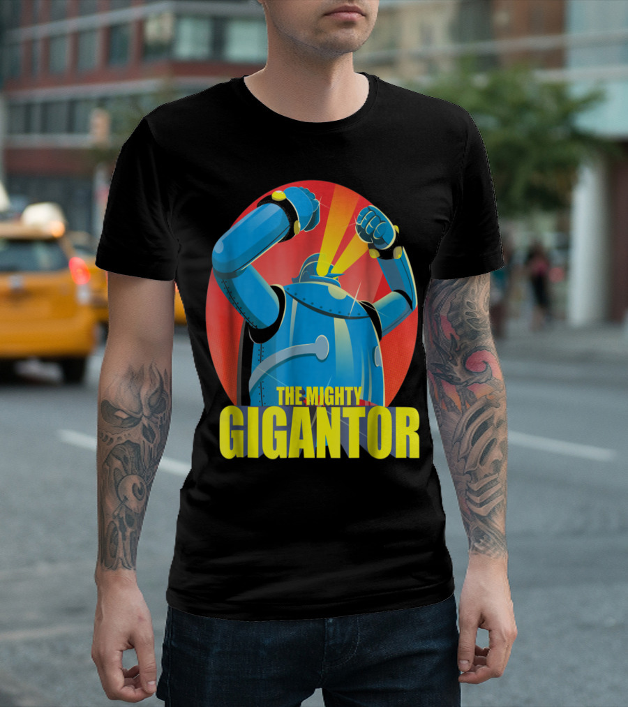 The Mighty Gigantor Robot Retro Sci-Fi Hero T-Shirt