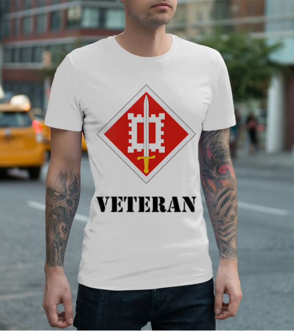 18th Engineer Brigade Veteran Sword Emblem T-Shirt
