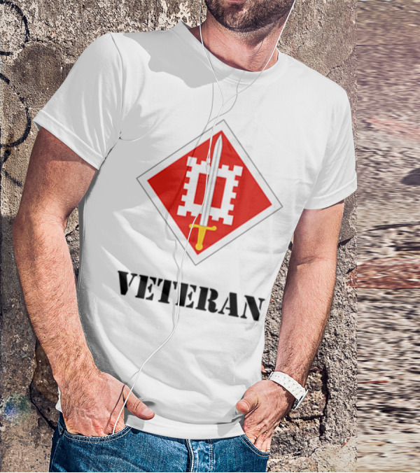 18th Engineer Brigade Veteran Sword Emblem T-Shirt