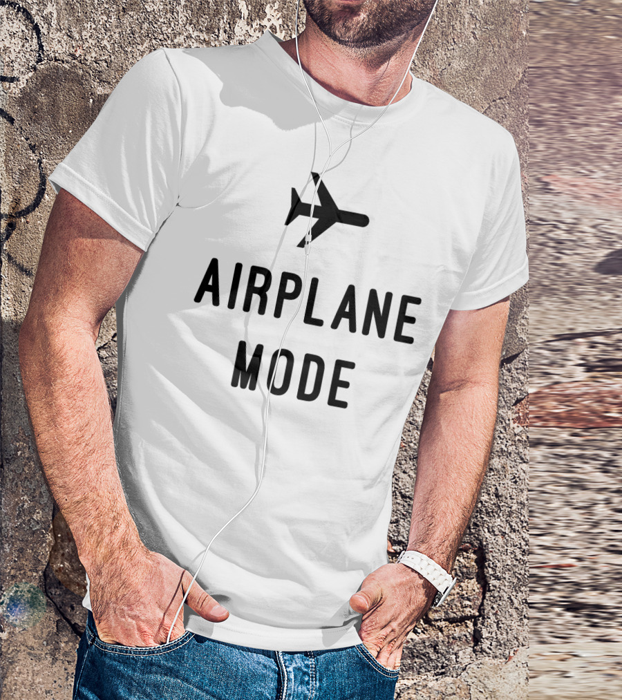 Airplane Mode Iconic Plane Symbol T-Shirt