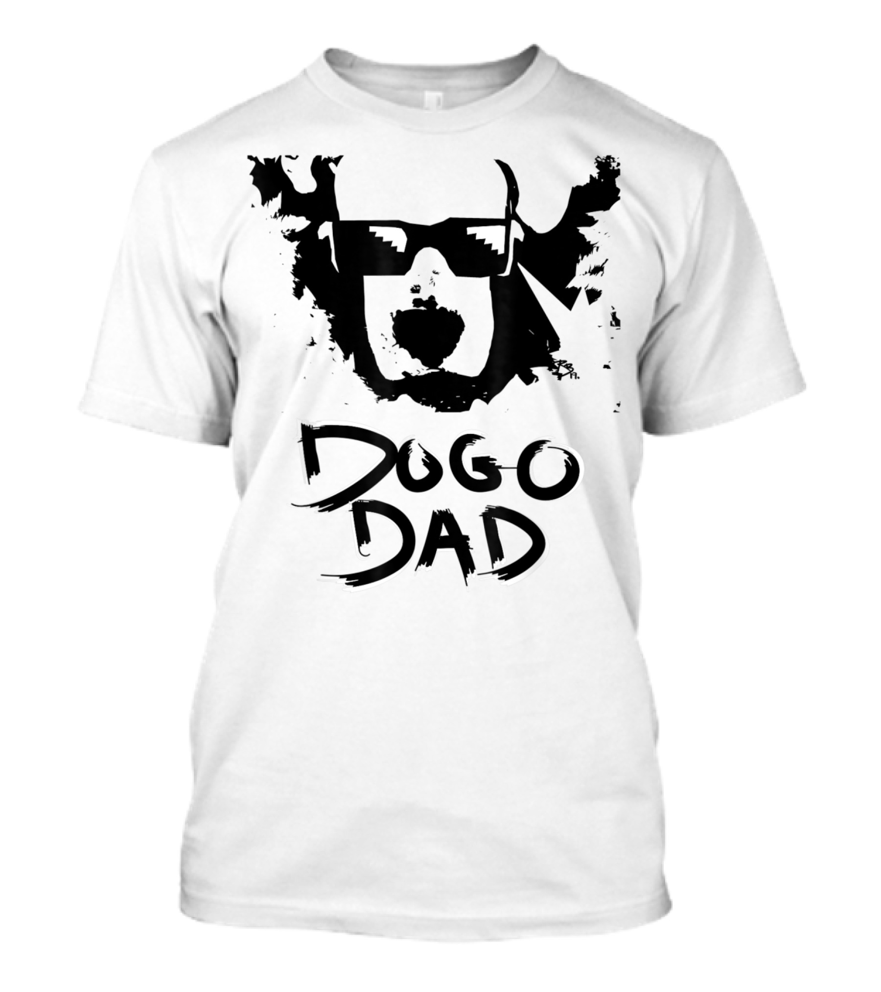 Dogo Dad Dogo Argentino Sunglasses T-Shirt