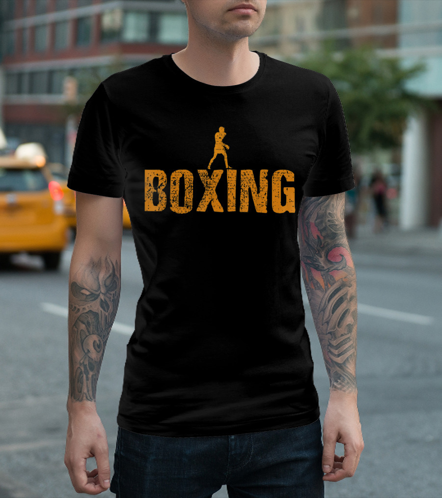 Boxing Vintage Boxer Workout Club T-Shirt
