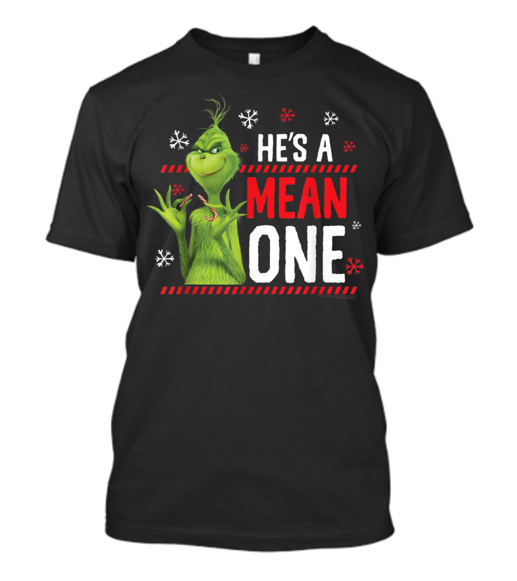 He's A Mean One The Grinch Drseuss Jolly T-Shirt