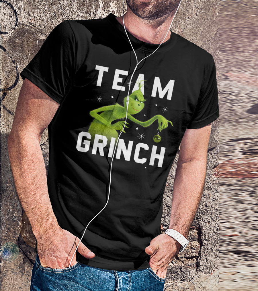 Team Grinch Drseuss The Grinch Holding T-Shirt