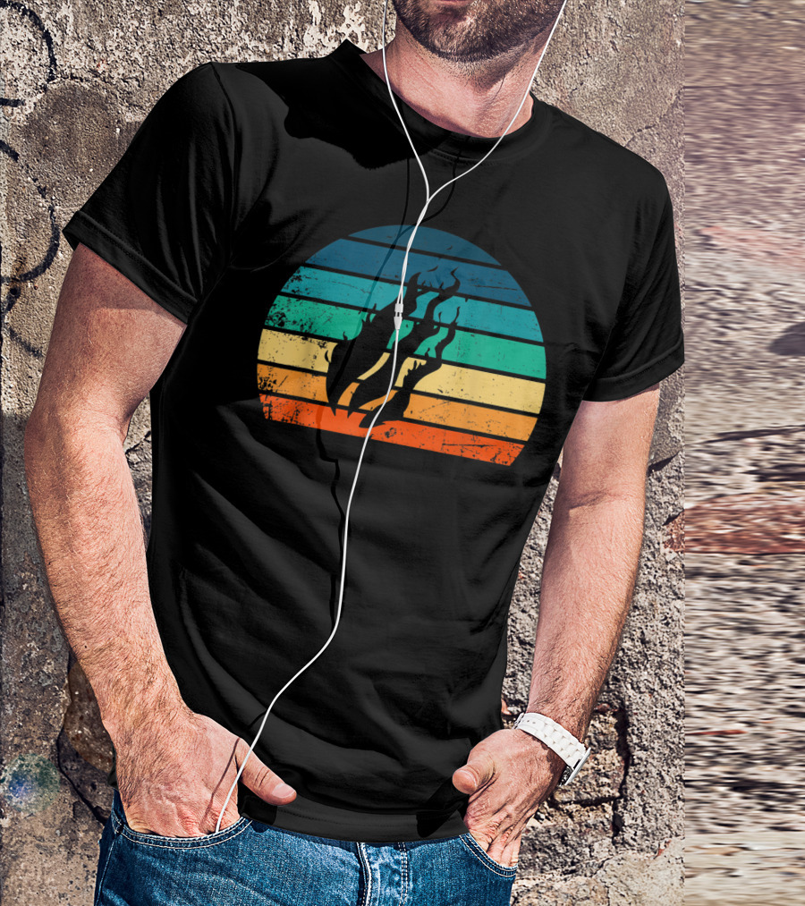 Fire Nation Sunset Flames Gamer Vibes T-Shirt