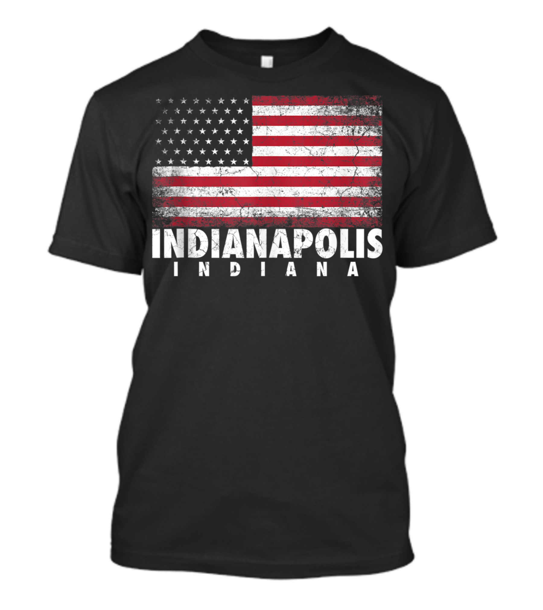 4th Of July American Flag Indianapolis Indiana T-Shirt