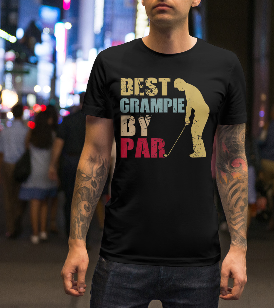 Best Grampie By Par Golf Vintage T-Shirt