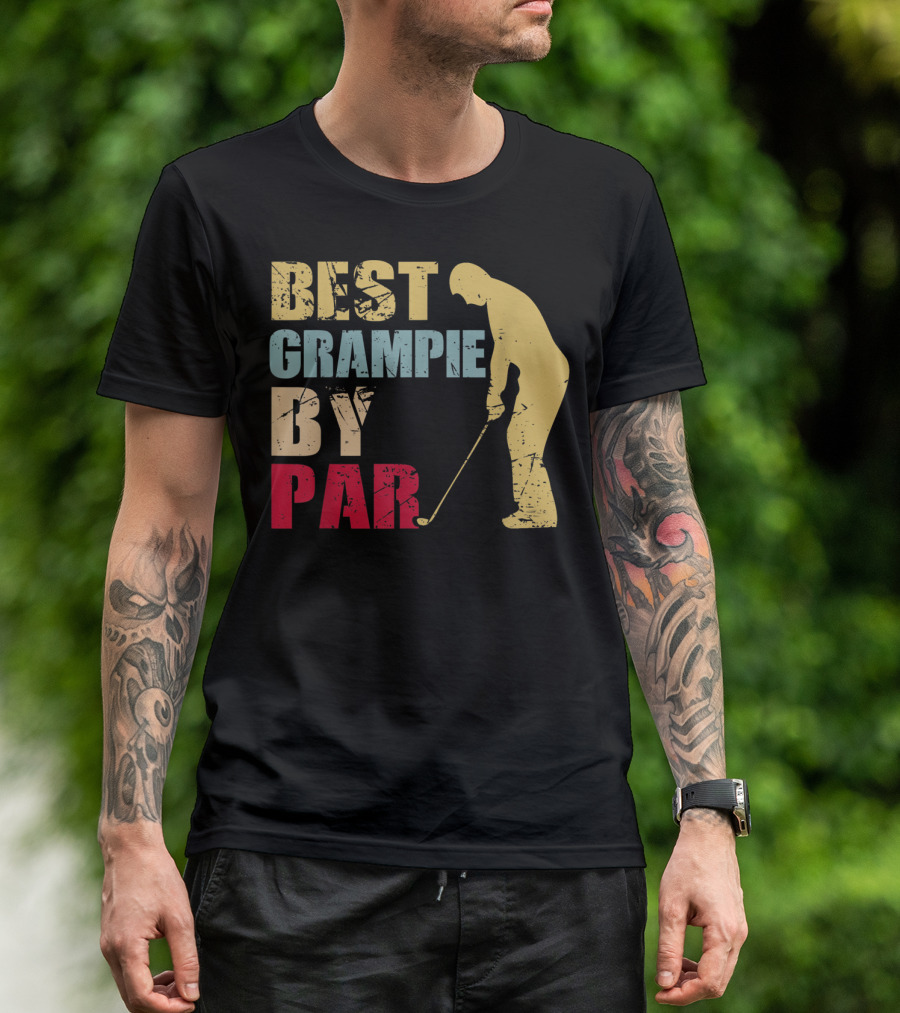Best Grampie By Par Golf Vintage T-Shirt