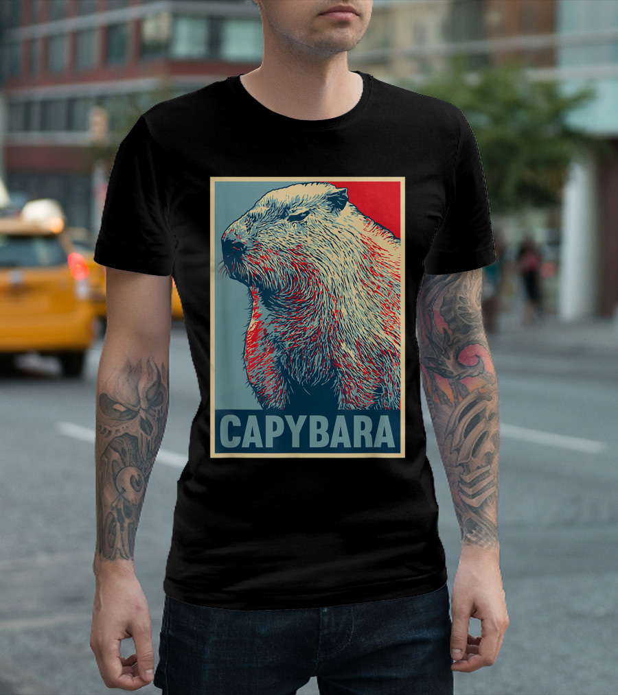 Capybara Funny Vegan Animal Lovers T-Shirt