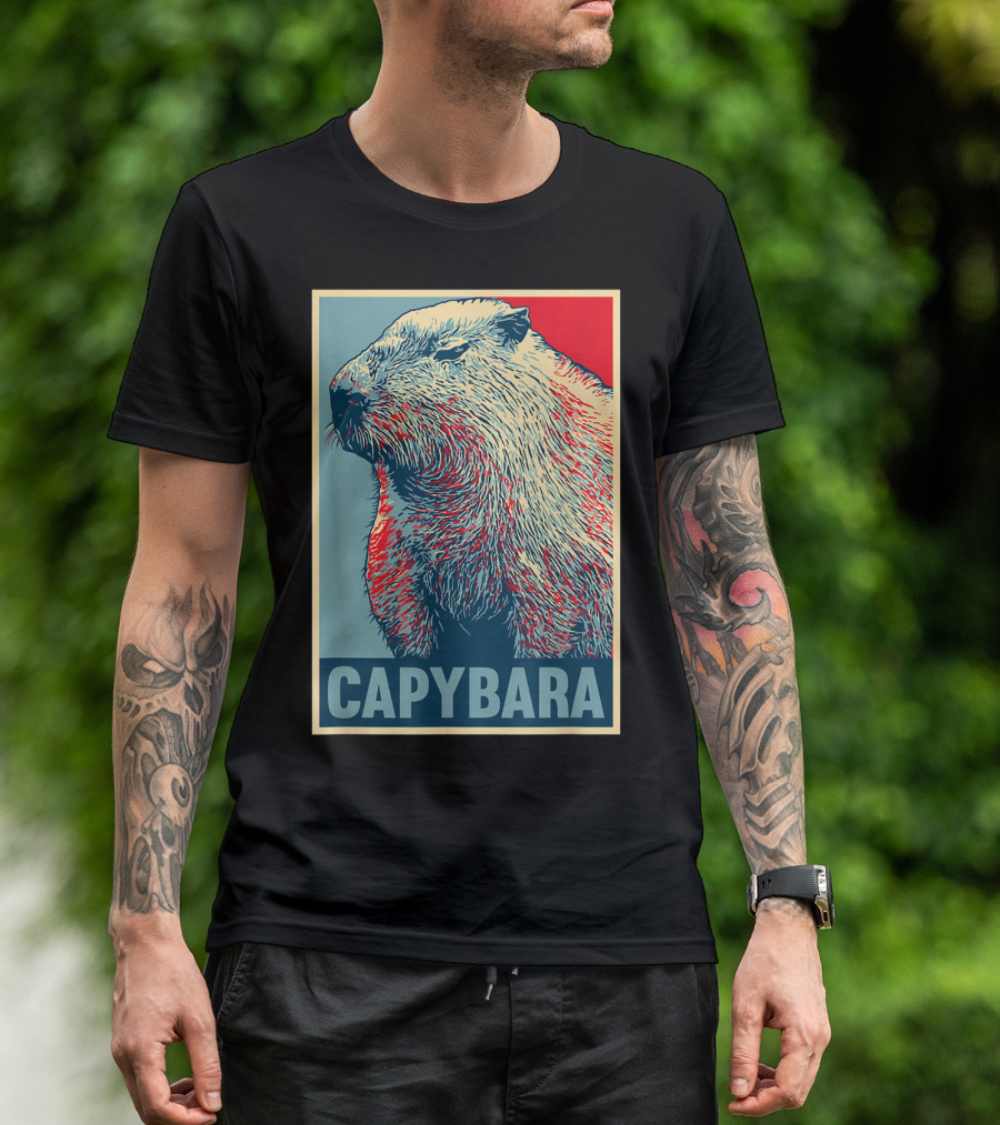 Capybara Funny Vegan Animal Lovers T-Shirt