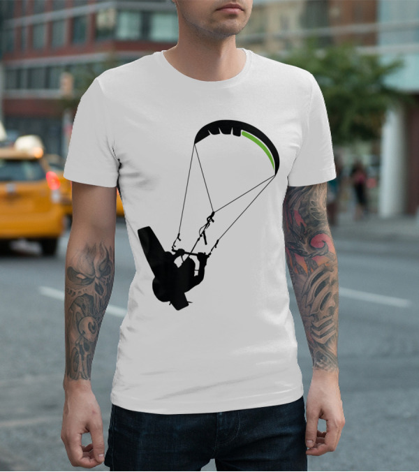 Cool Kitesurfing I Kitesurf Silhouette Adventure T-Shirt