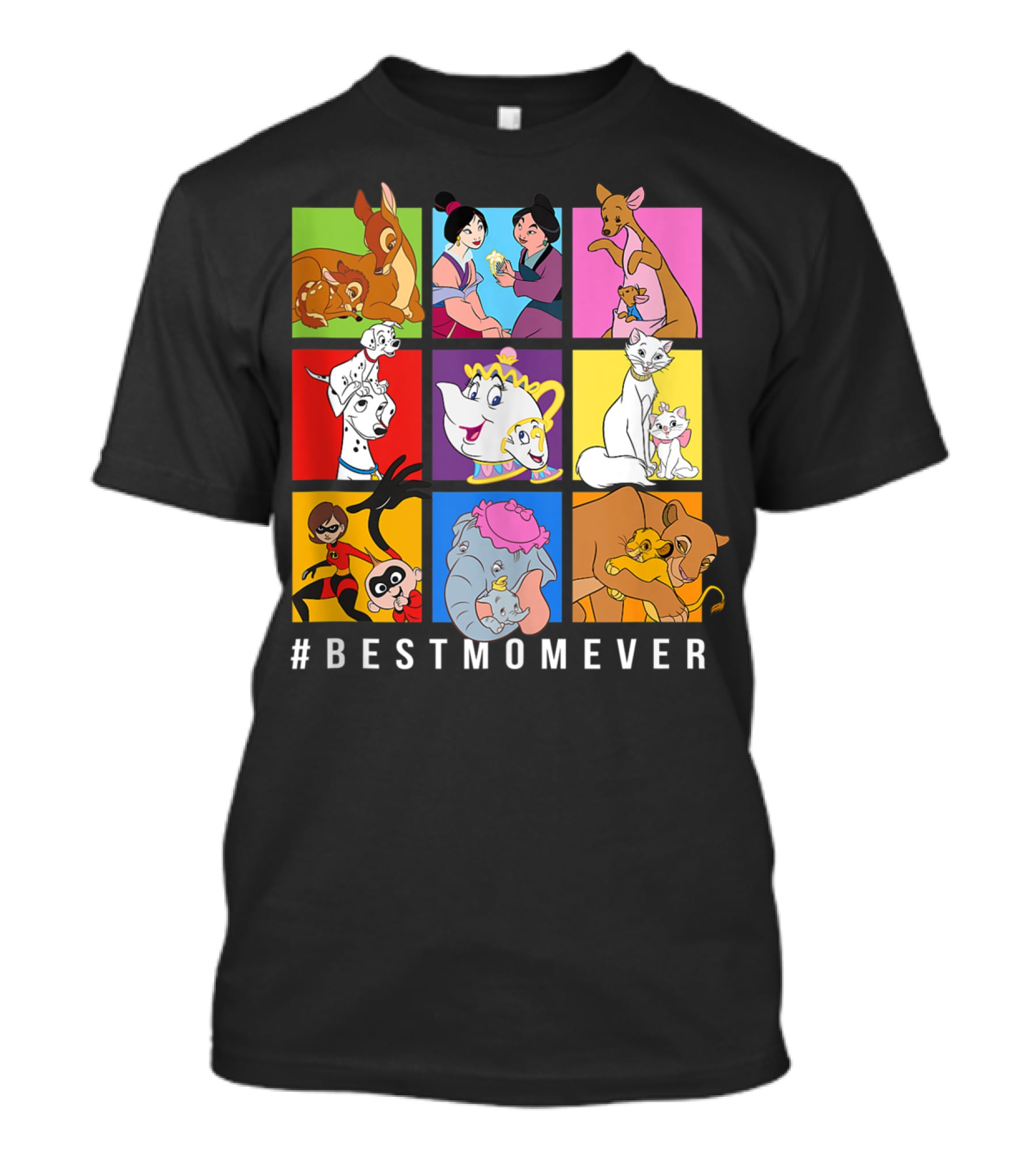 Disney Mother's Day Tank Top #BestMomEver Featuring Dumbo Mulan Bambi Lion King Aristocats T-Shirt