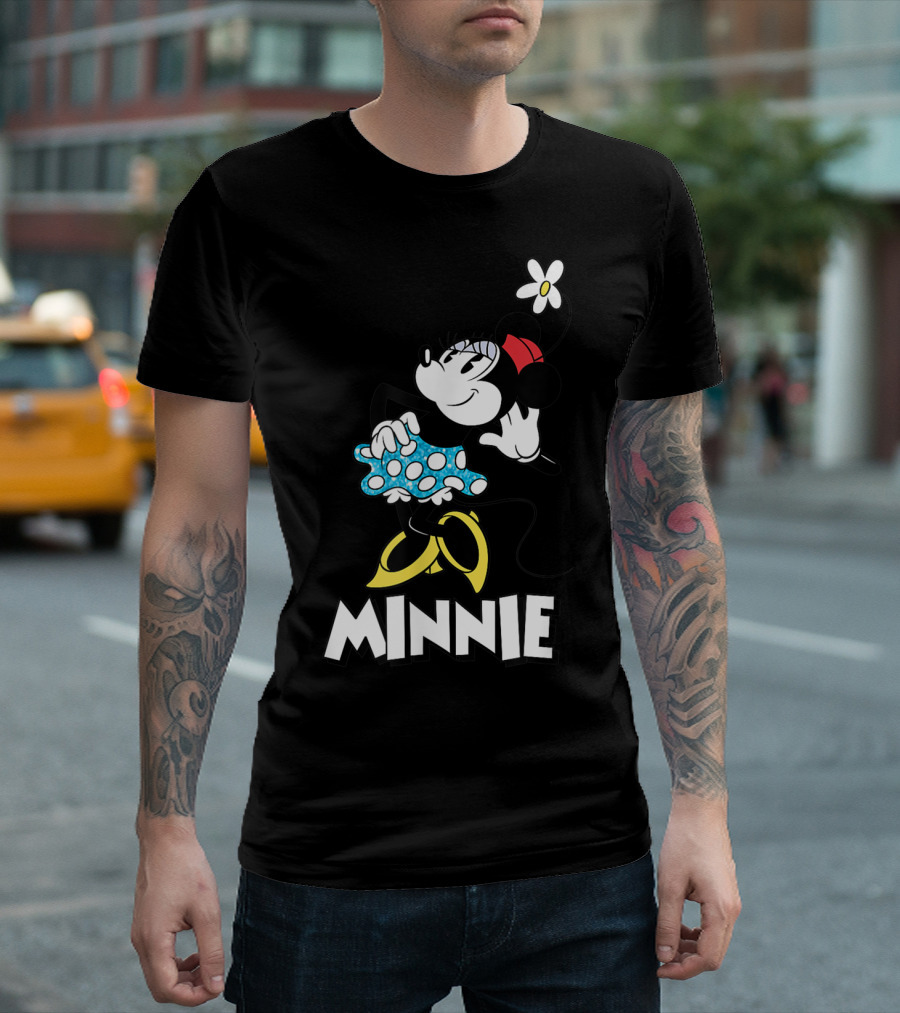Disney Minnie Mouse Polka Dot Dress with Daisy Flower T-Shirt