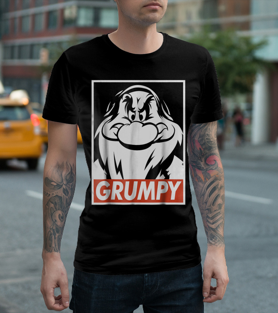 Disney Snow White Grumpy Streetwear T-Shirt