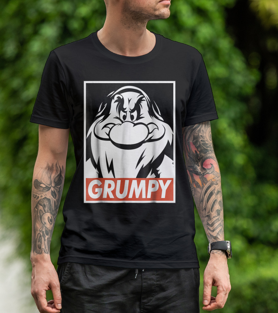 Disney Snow White Grumpy Streetwear T-Shirt