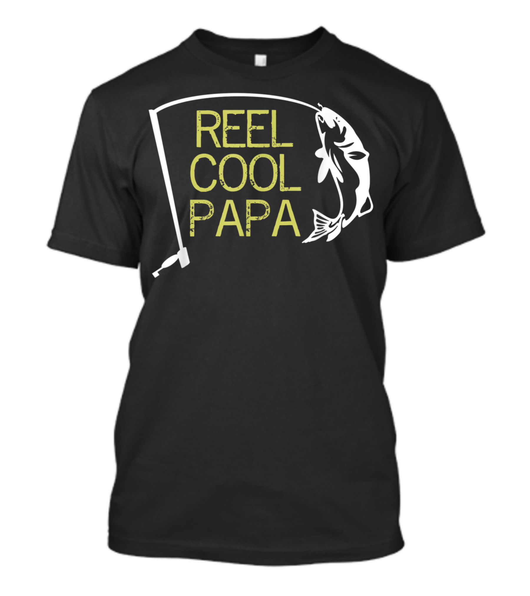 Father's Day Reel Cool Papa Fishing Dad T-Shirt