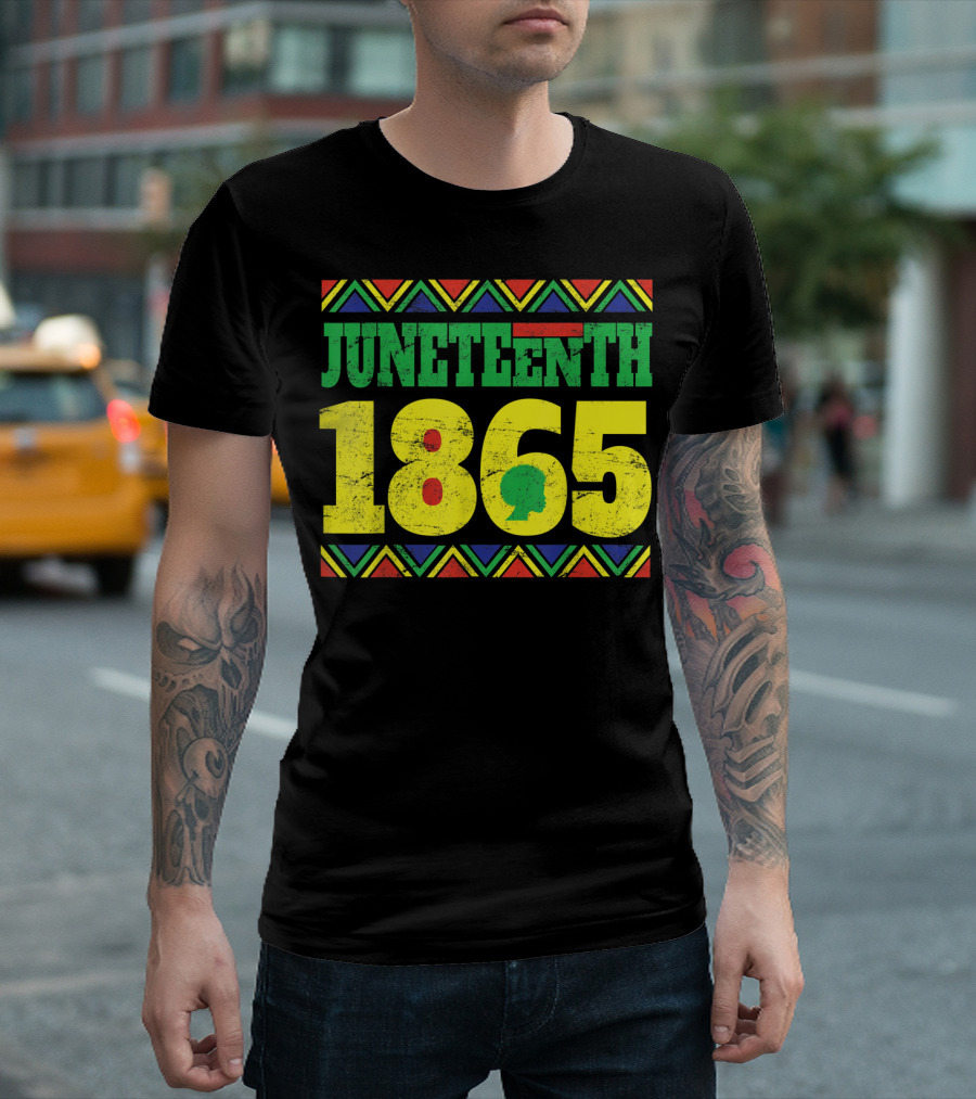 Juneteenth 1865 African Colors T-Shirt