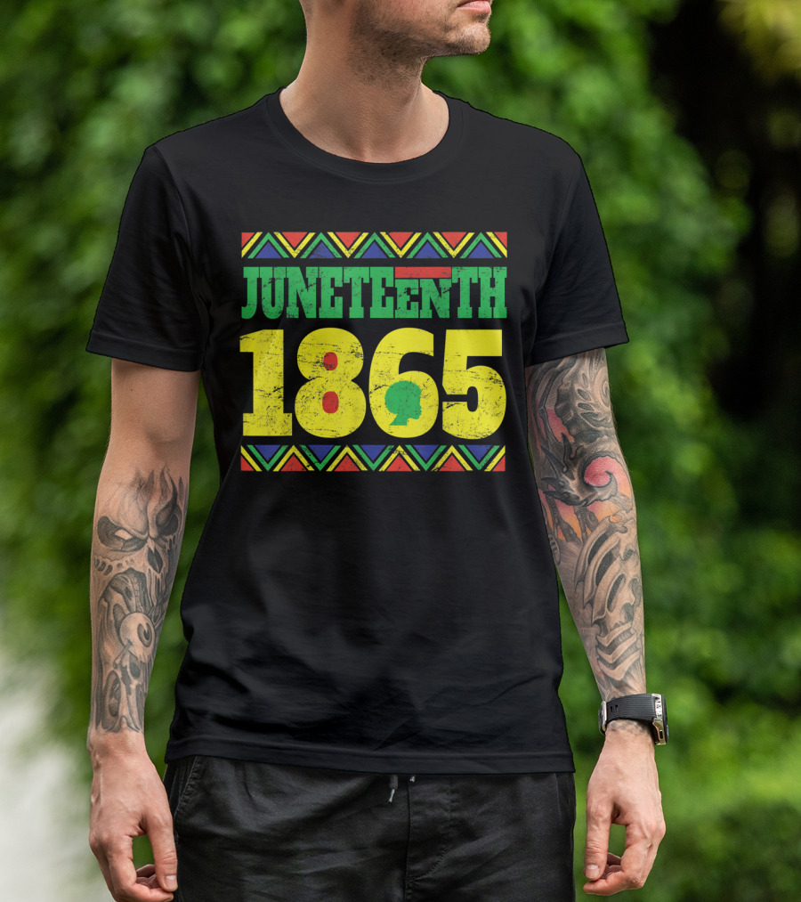 Juneteenth 1865 African Colors T-Shirt