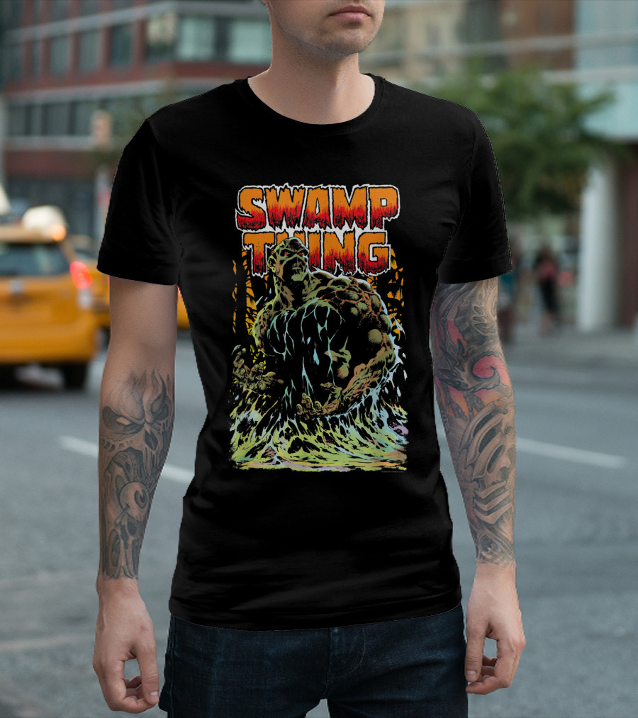 Justice League DC Swamp Thing Comic T-Shirt