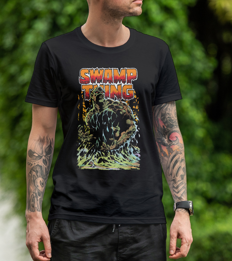 Justice League DC Swamp Thing Comic T-Shirt