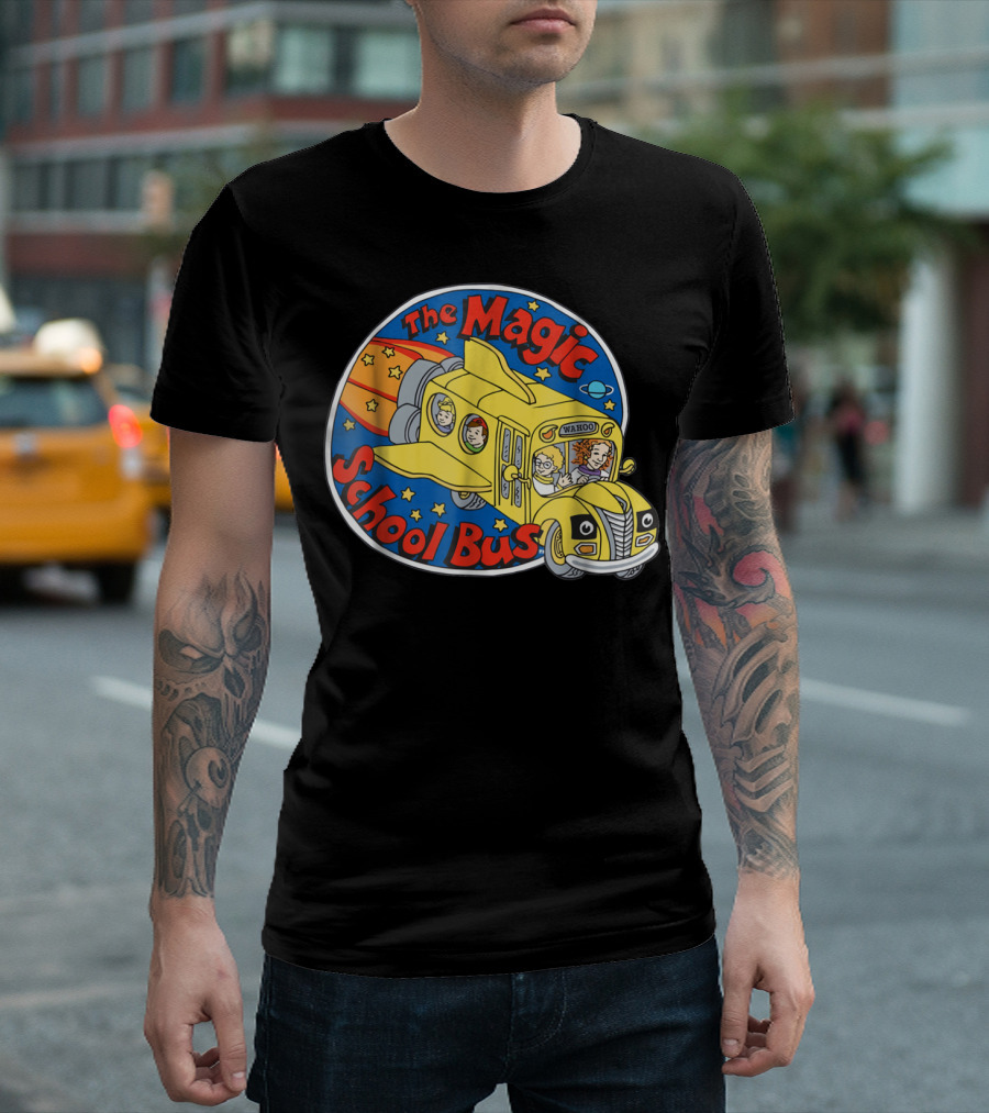The Magic School Bus Wahoo Adventure Stars And Planets T-Shirt