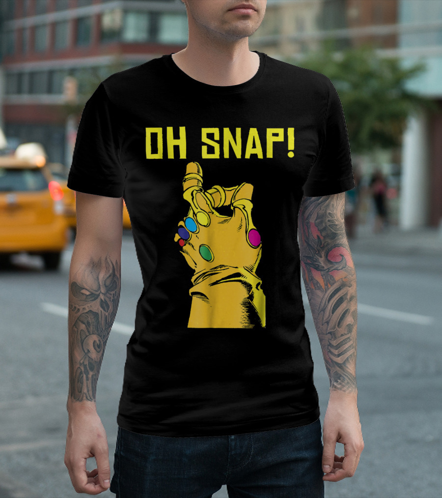 Marvel Oh Snap Infinity Gauntlet Thanos T-Shirt