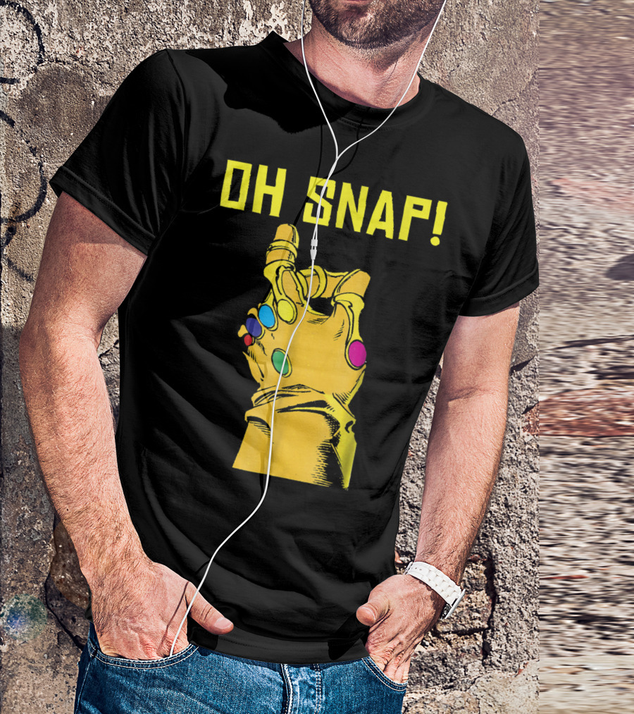 Marvel Oh Snap Infinity Gauntlet Thanos T-Shirt